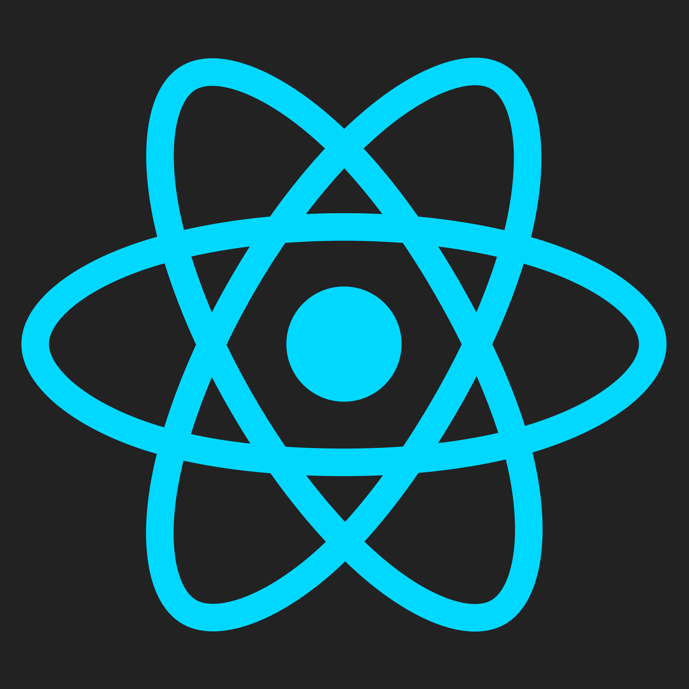 React 로고